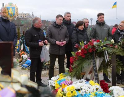 Максим Козицький спільно з представниками польського та литовського Сеймів вшанували пам'ять полеглих Героїв України та учасників Січневого повстання