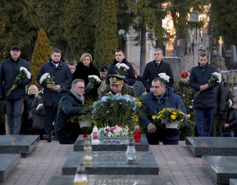 На Личакові вшанували пам'ять новітніх Героїв