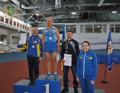 Ветерани спорту Львівщини з медалями повернулися з чемпіонату України з легкої атлетики у приміщенні