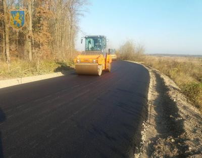 На Львівщині триває ремонт дороги Київець-Більче-Волиця