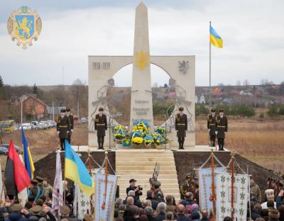 На Городоччині відкрили Меморіальний комплекс  «Героям Вовчухівської офензиви»