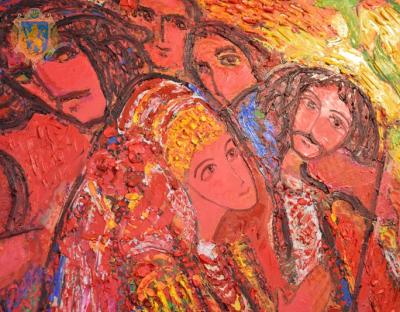 У Національному музеї Андрея Шептицького презентували виставку «Малярство: Віктор Москалюк, Михайло Демцю, Борис Буряк»