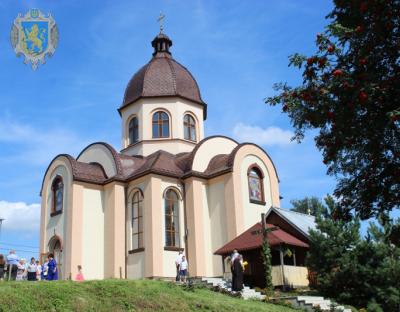 На Жовківщині відкрили та освятили Церкву Успіння святої Анни