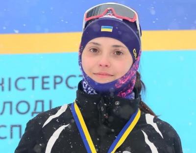 Вероніка Шевчик стала чемпіонкою України з біатлону серед юніорів