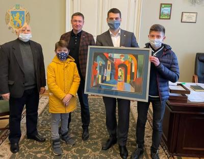 Художніми роботами талановитих дітей прикрасили кабінети керівництва ОДА 