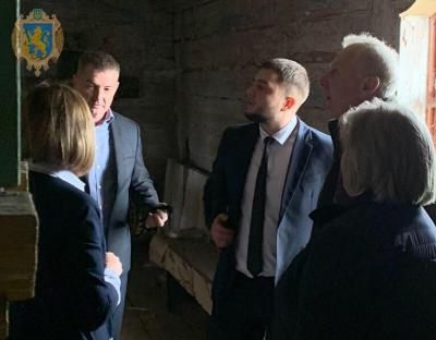 Юрій Холод оглянув хід реконструкції Собору Пресвятої Богородиці у с. Батятичі