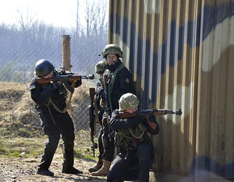 На Яворівському полігоні триває вишкіл нацгвардійців