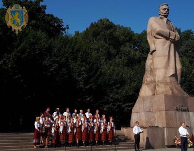  На Львівщині відзначили 163-річчя від дня народження Івана Франка