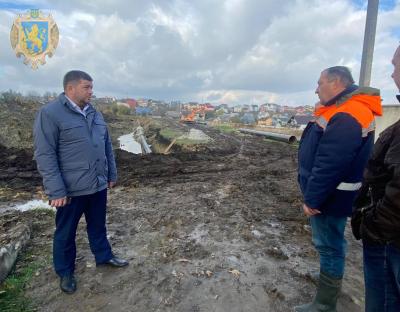 Більшу частину робіт з перенесення магістрального водогону Гірне-Дрогобич виконали