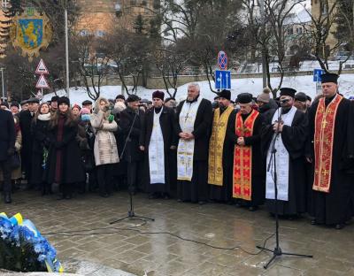 У Львові освятили пам’ятник депортованим українцям з території Закерзоння у 1944-1951 роках