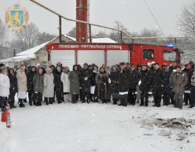 У Львівському обласному кардіологічному центрі відбулось протипожежне тренування 