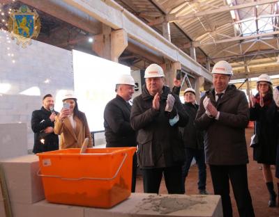 У Стрию запрацює завод з виробництва автоклавного газобетону: сьогодні дали старт будівництву 