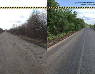 На ділянці дороги Грабовець - Вихопні - Жовтанці завершили ремонтні роботи