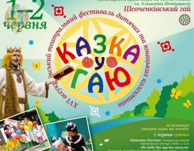Дітей запрошують у Шевченківський гай на театральний фестиваль