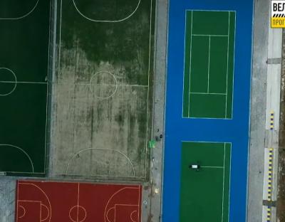 Закінчується реконструкція спортивних майданчиків університету Франка 