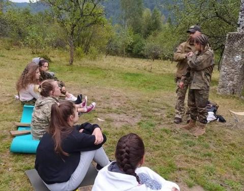 На Сколівщині провели військово-патріотичний вишкіл на честь Олени Степанів