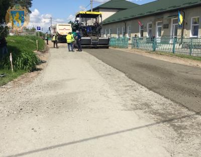 На Городоччині триває капітальний ремонт дороги