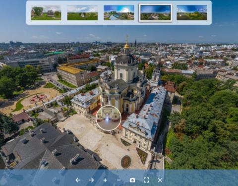 До річниці Незалежності України створили 3D-тур пам’ятками Львівщини