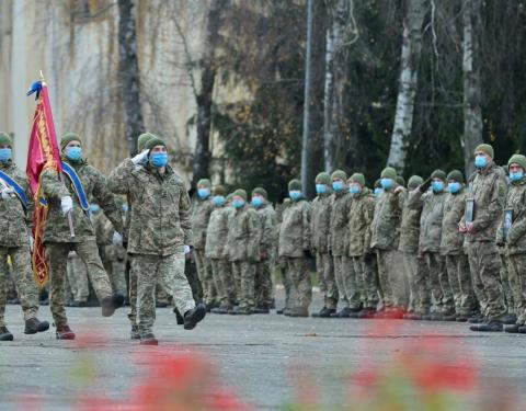 У Яворові зустріли бійців 24-ї бригади, які повернулися з Донбасу