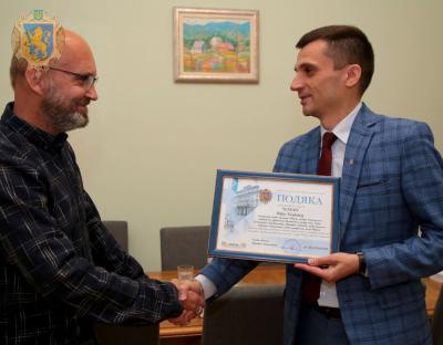 Юрія Чекова привітали із ювілеєм