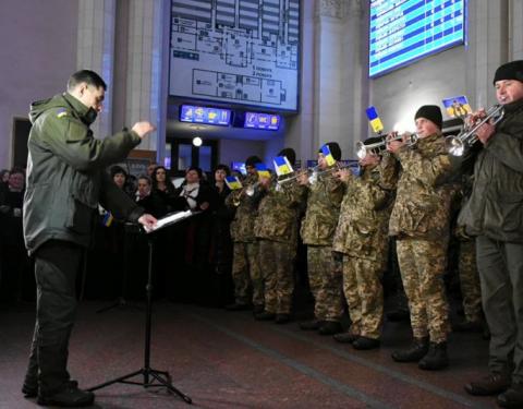 Масштабне вшанування 100-річчя бою під Крутами розпочалось маршем