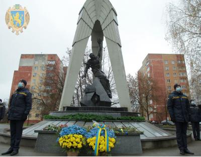 На Львівщині вшанували учасників ліквідації наслідків аварії на Чорнобильській АЕС