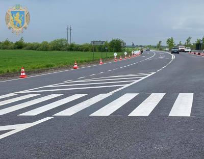 На Львівщині офіційно відкрили для проїзду автомобільну дорогу Львів – Пустомити – Меденичі 