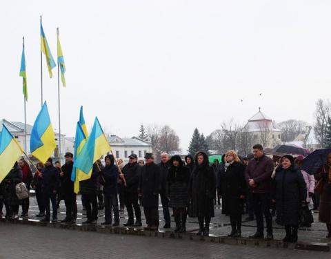 У Жовкві відзначили День Гідності та Свободи